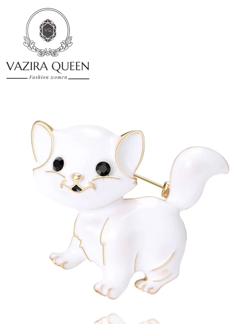 VQ Cat Brooch